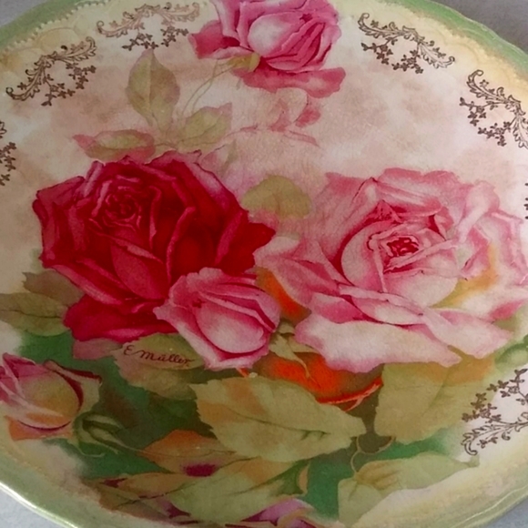 Decor flower plate - Picture 3 of 3